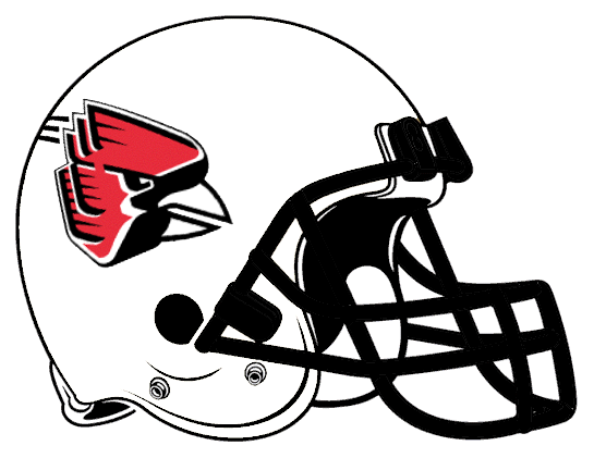 Ball State Cardinals 1990-2014 Helmet Logo custom vinyl decal